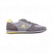 Site Le Coq Sportif Bolivar Grey Gris-Jaune Chaussures Baskets Basses Femme